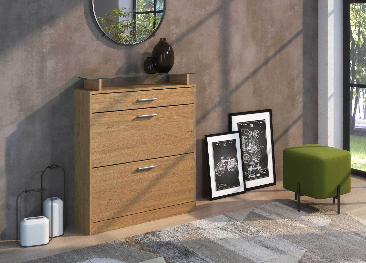Meuble à chaussures moderne compact Cargo