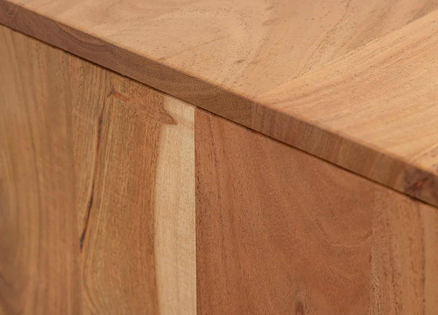 Meuble buffet en bois d'acacia 160 cm Megane