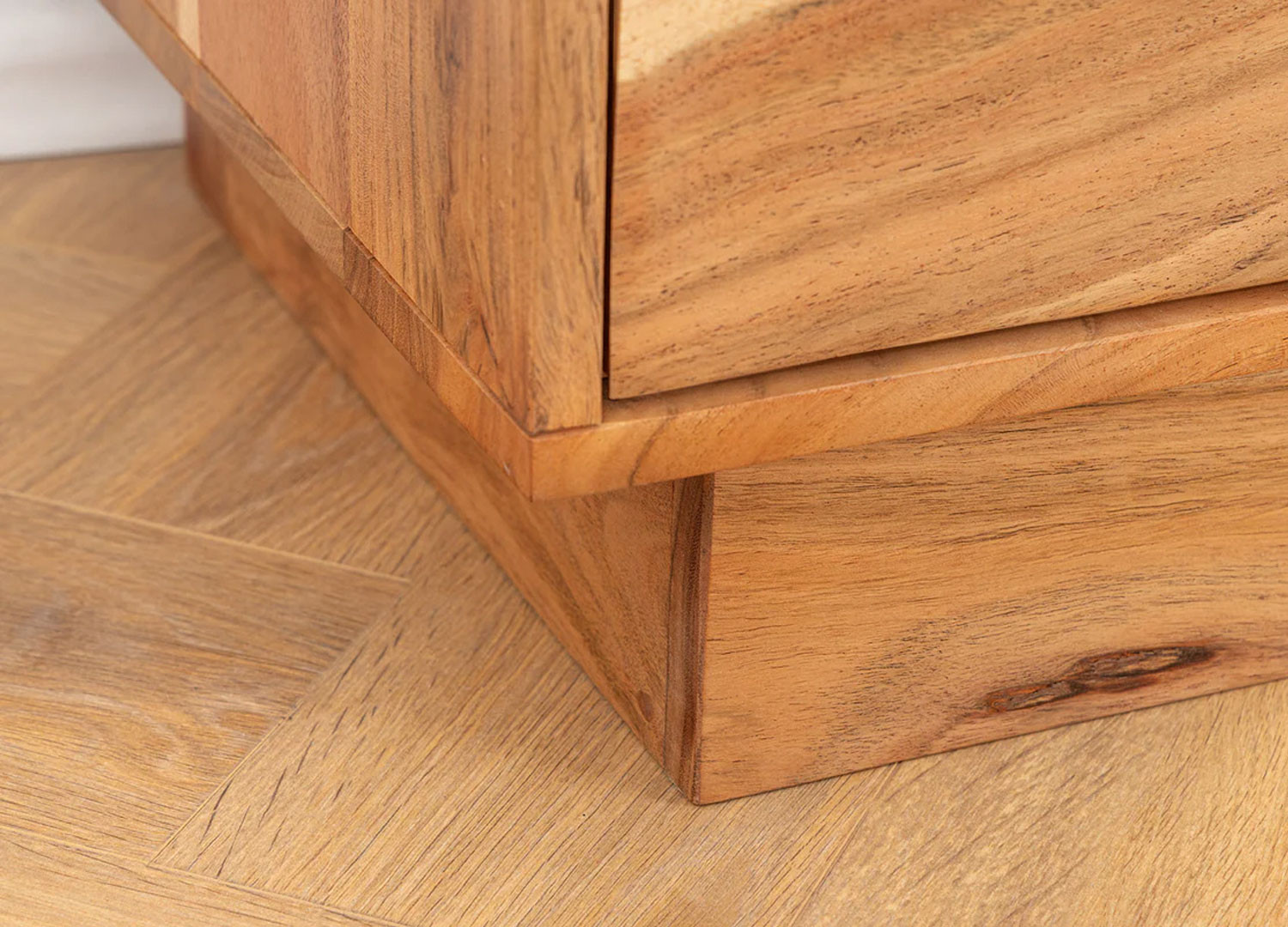 Meuble buffet en bois d'acacia 160 cm Megane