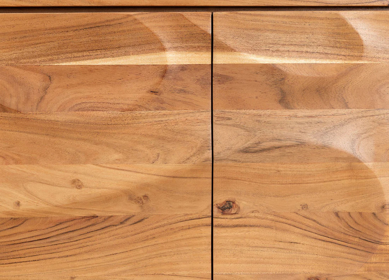 Meuble buffet en bois d'acacia 160 cm Megane
