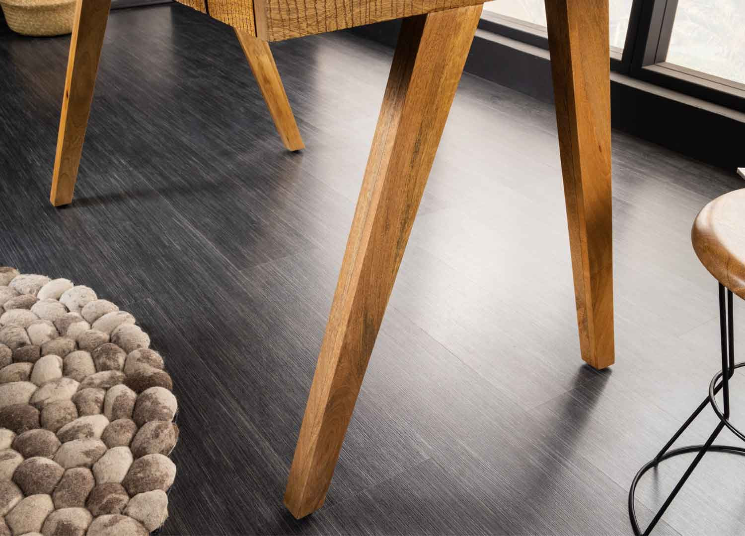 Meuble bureau en bois massif avec rangements