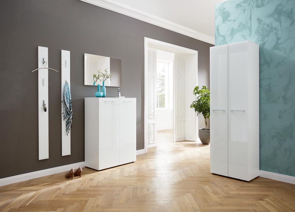 Meuble d'entrée moderne blanc