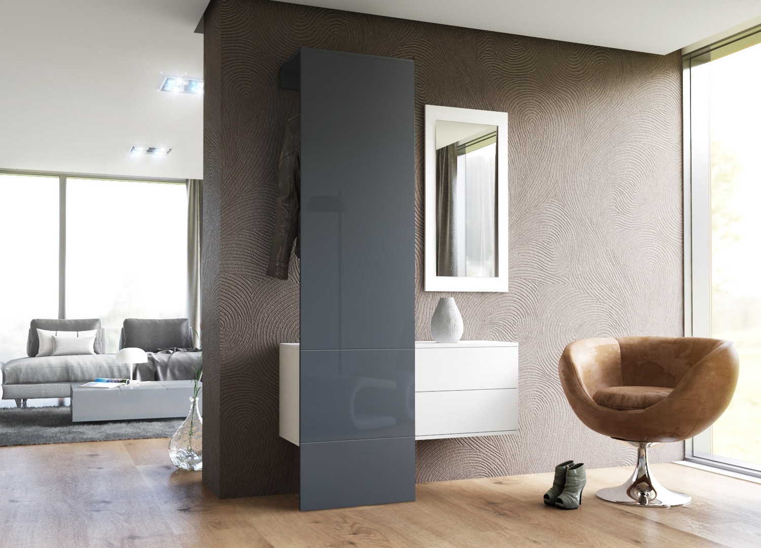 Meuble d'entrée mural