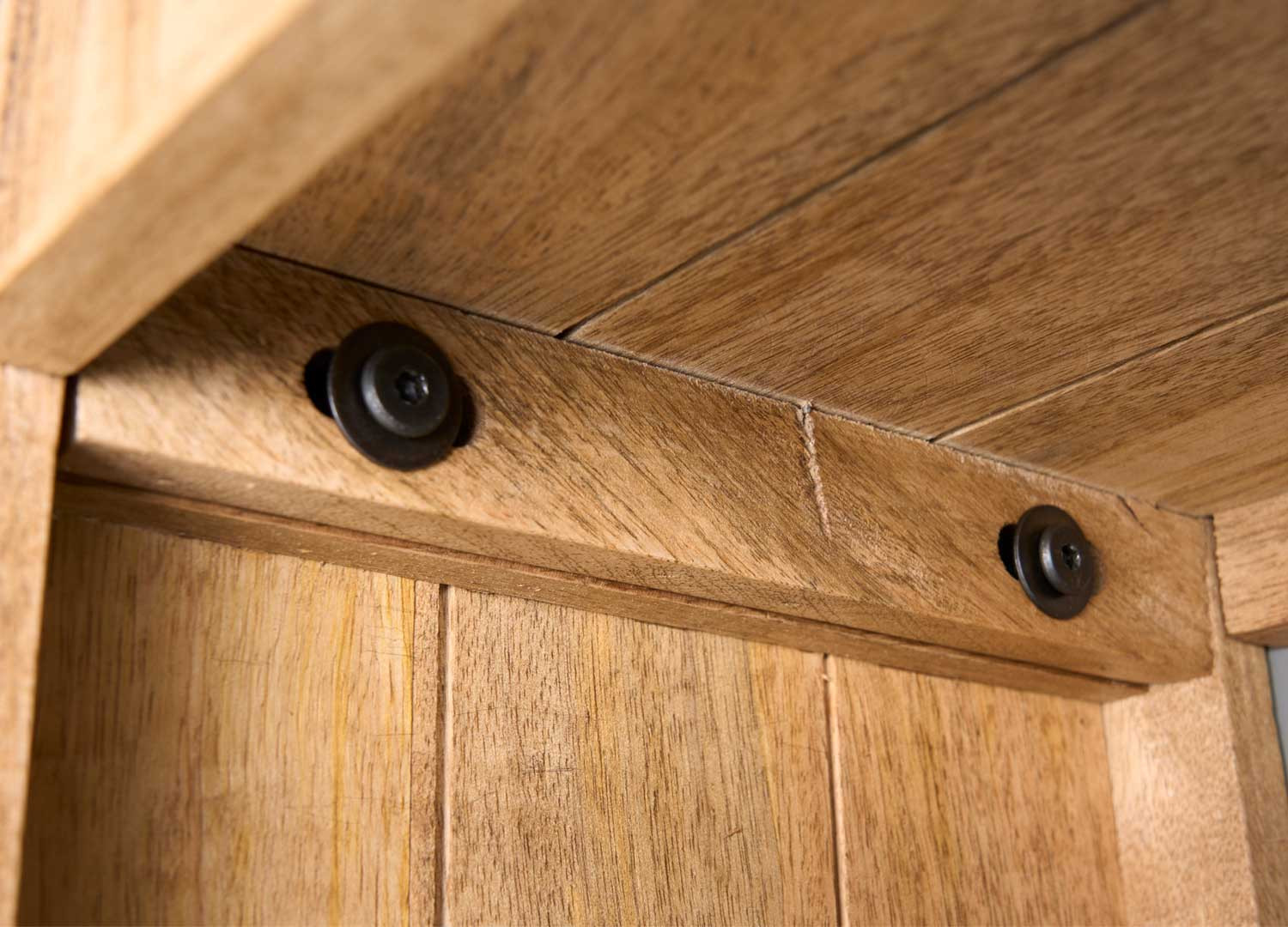 Meuble étagère en manguier et métal Jamie