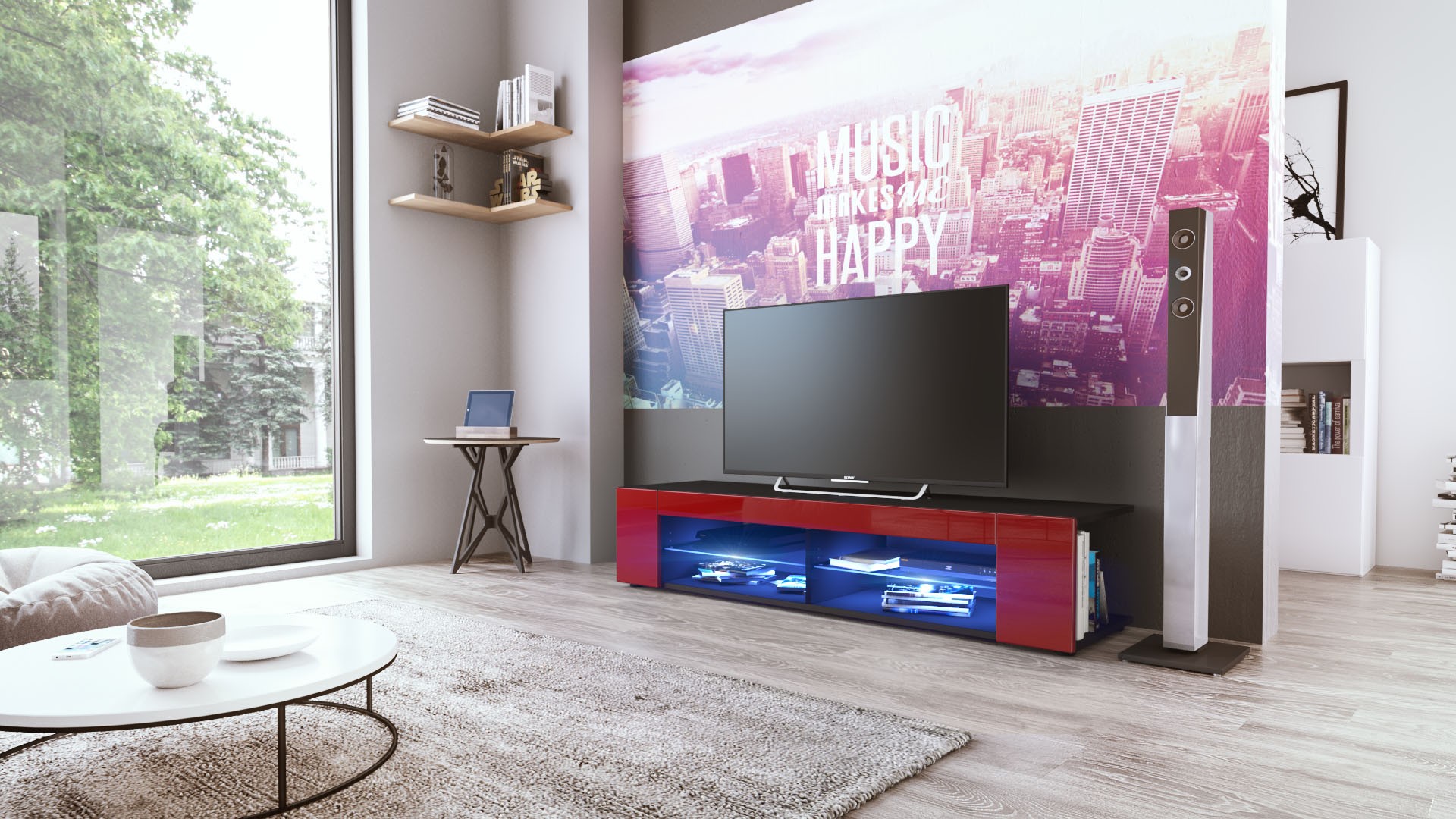 Meuble HIFI Design pas cher
