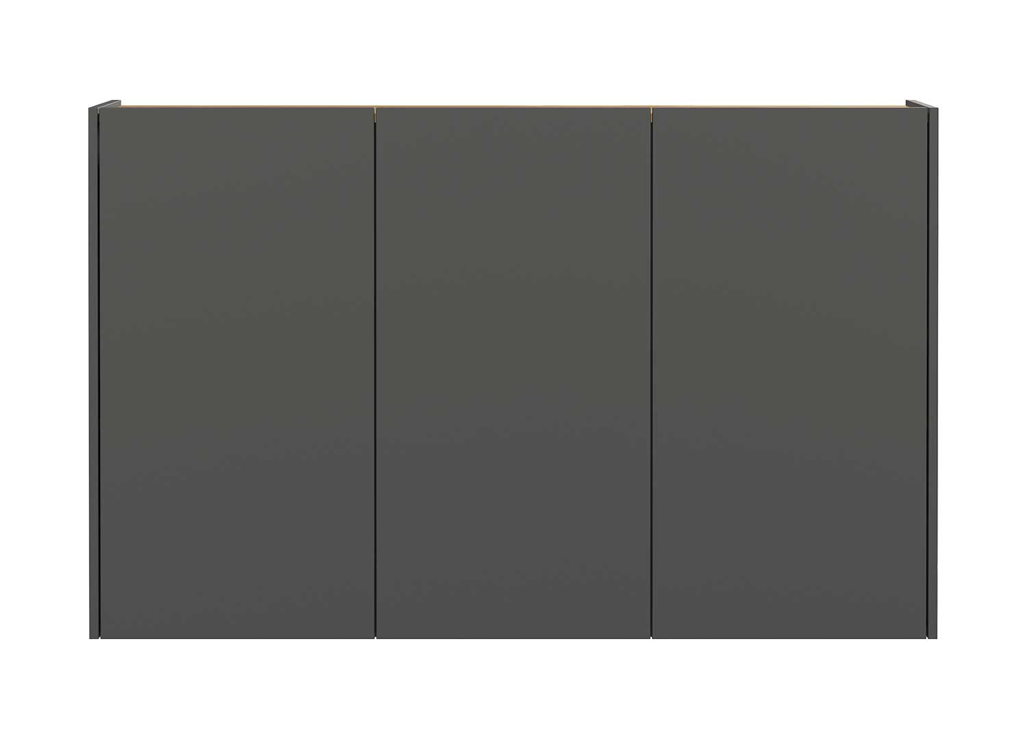 Meuble rangement entrée graphite et chêne Libbiano
