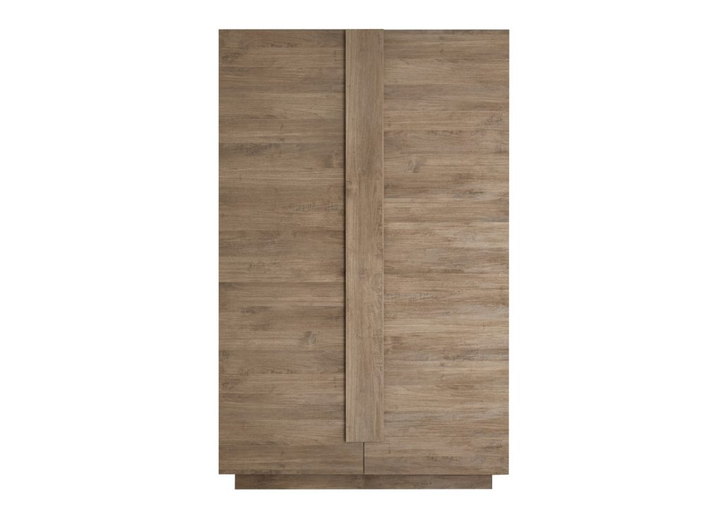 Meuble rangement haut 2 portes chêne 193 cm