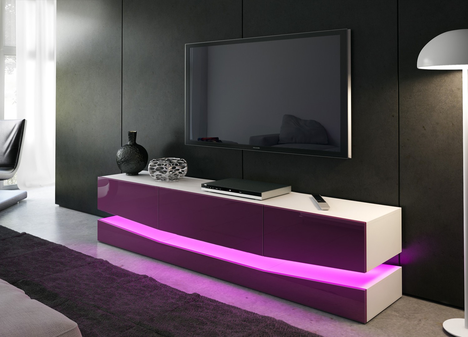 Meuble télé bas design