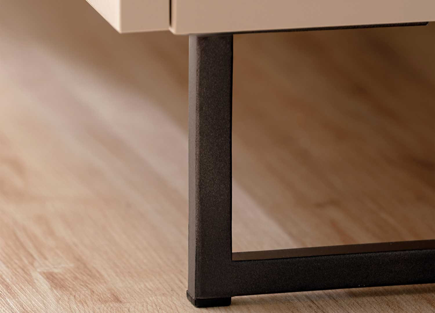 Meuble tv de salon moderne cachemire et chêne Gusto