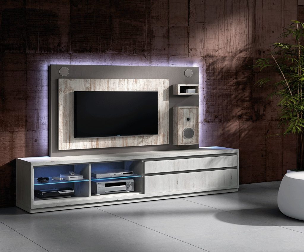 Meuble TV Design avec enceintes intégrées NORA K45