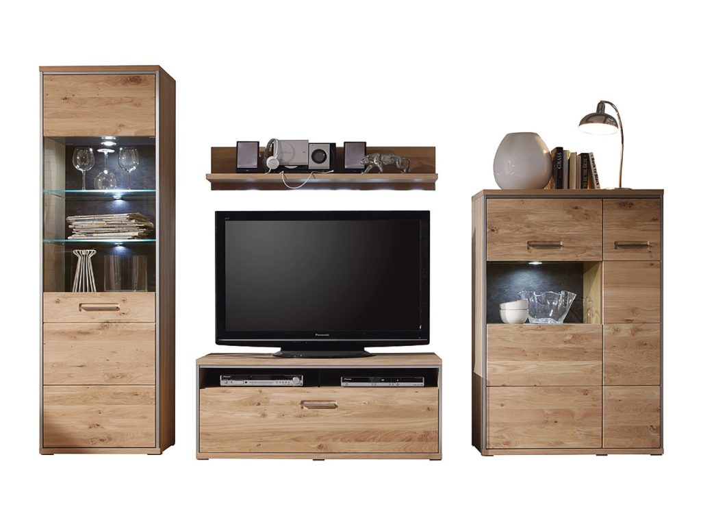 Meuble TV design bois massif