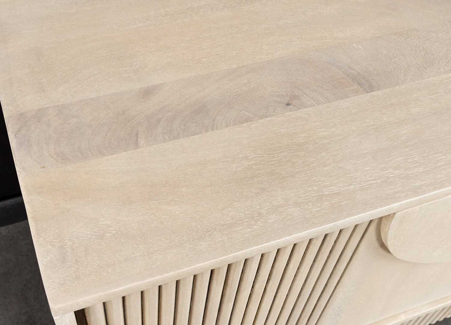 Meuble TV manguier et acacia 4 portes Davis