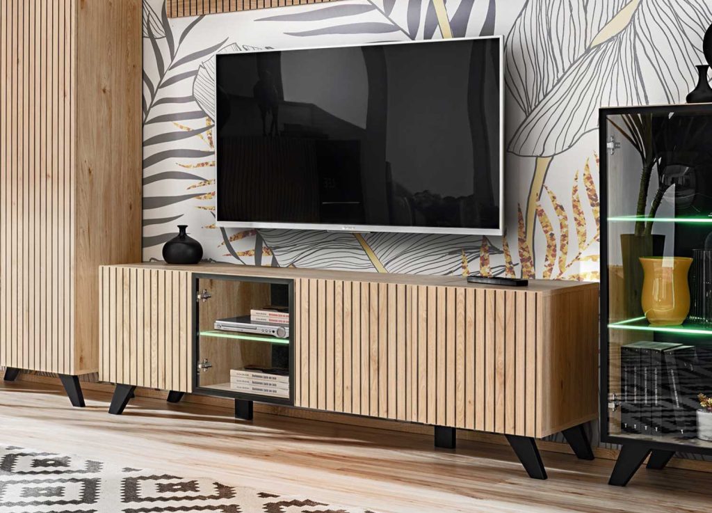 Meuble tv moderne 160 cm