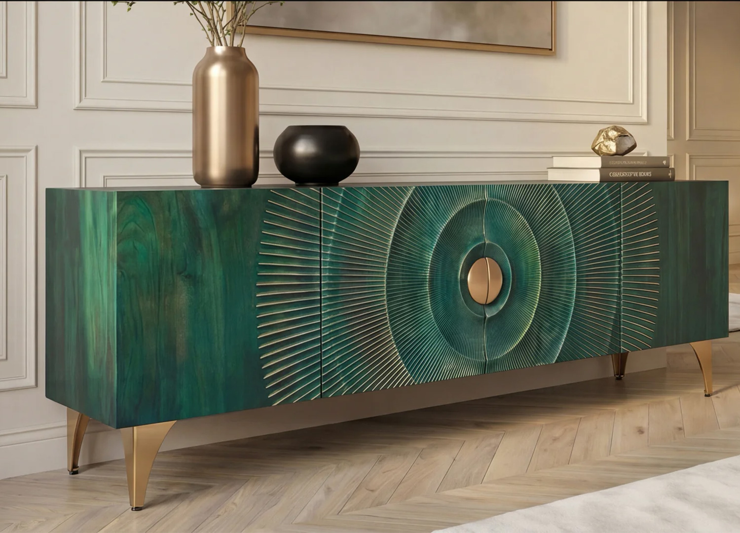Meuble TV Sunset en ambiance salon chic