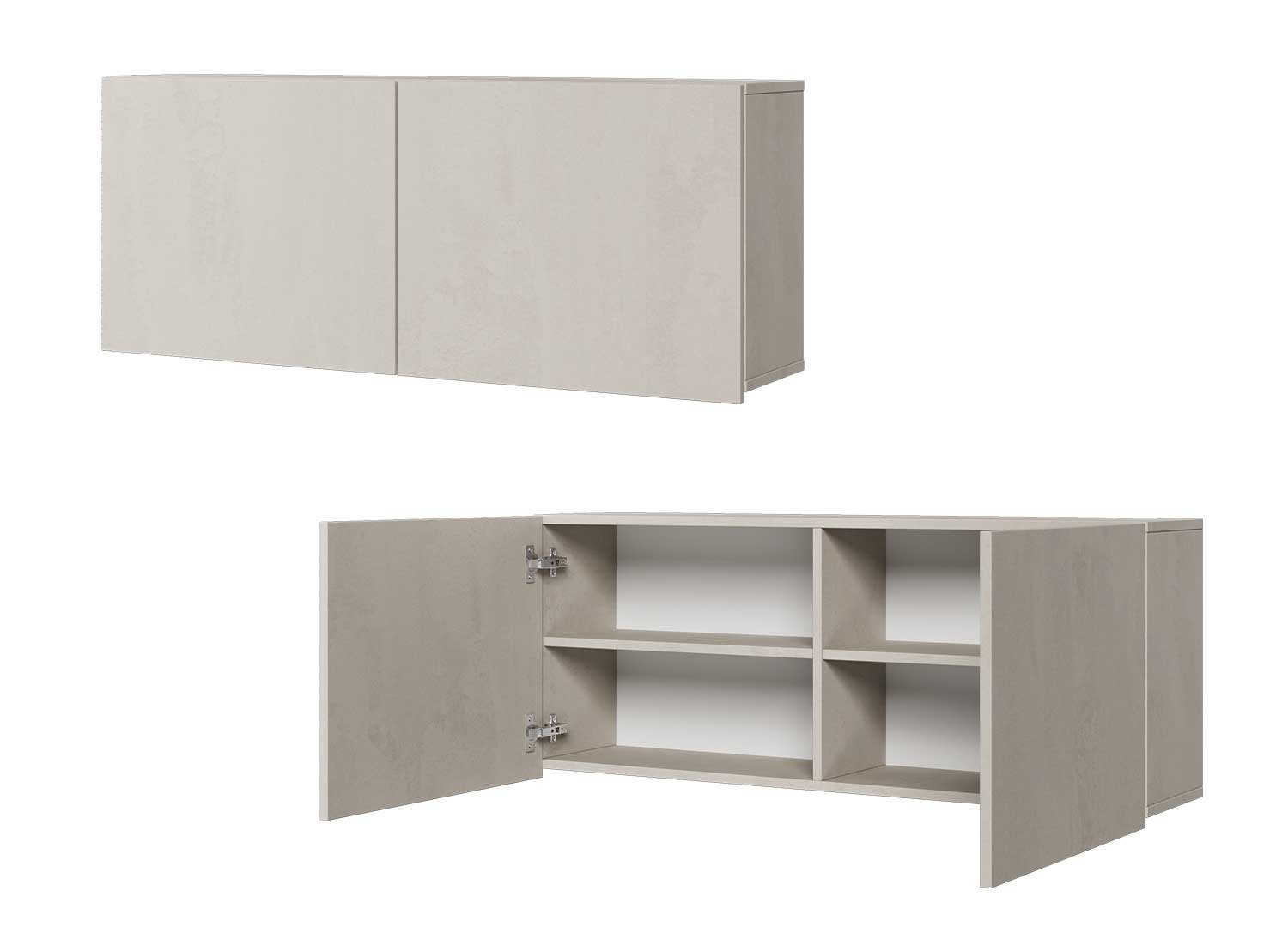 Meubles de chambre ado chêne et gris clair