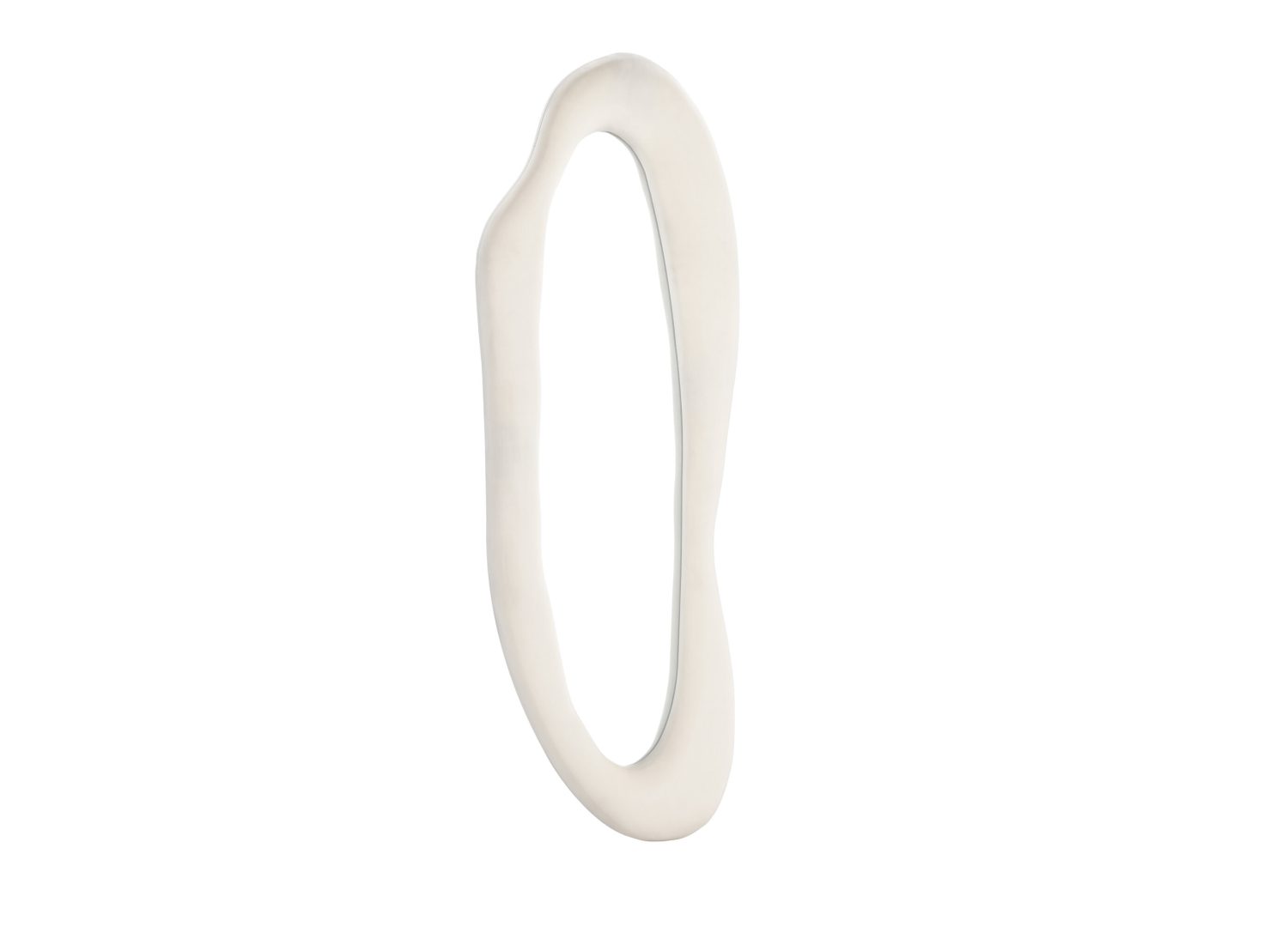 Vue produit du miroir Louiseville beige