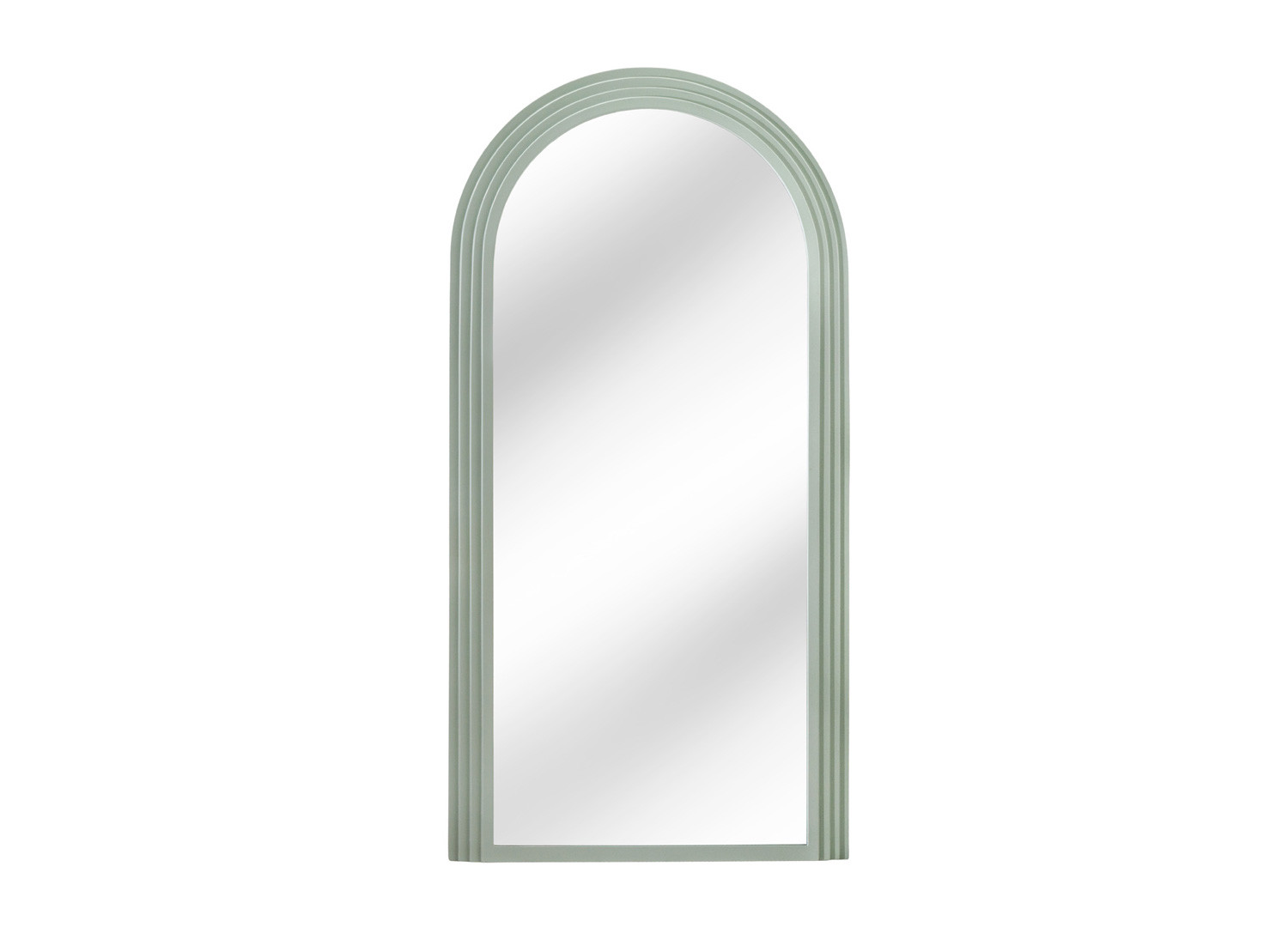 Miroir mural art déco vert sauge 160 cm