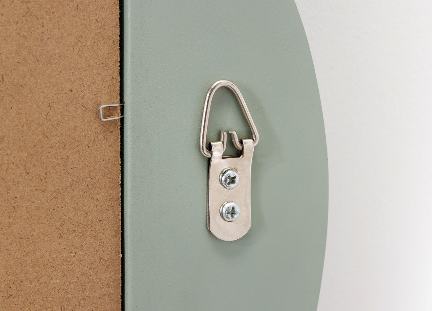 Miroir mural vague vert sauge 100 cm