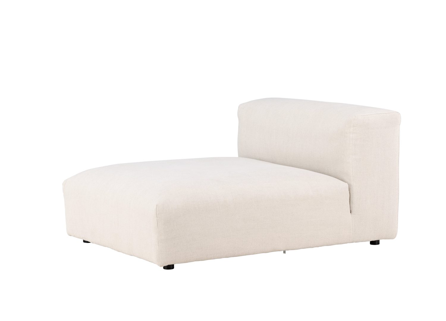 Détail du revêtement du canapé Mavi beige
