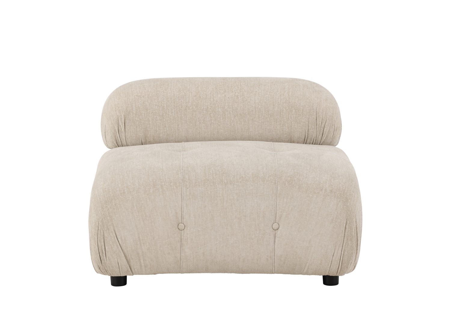 Vue produit du canapé Mika beige