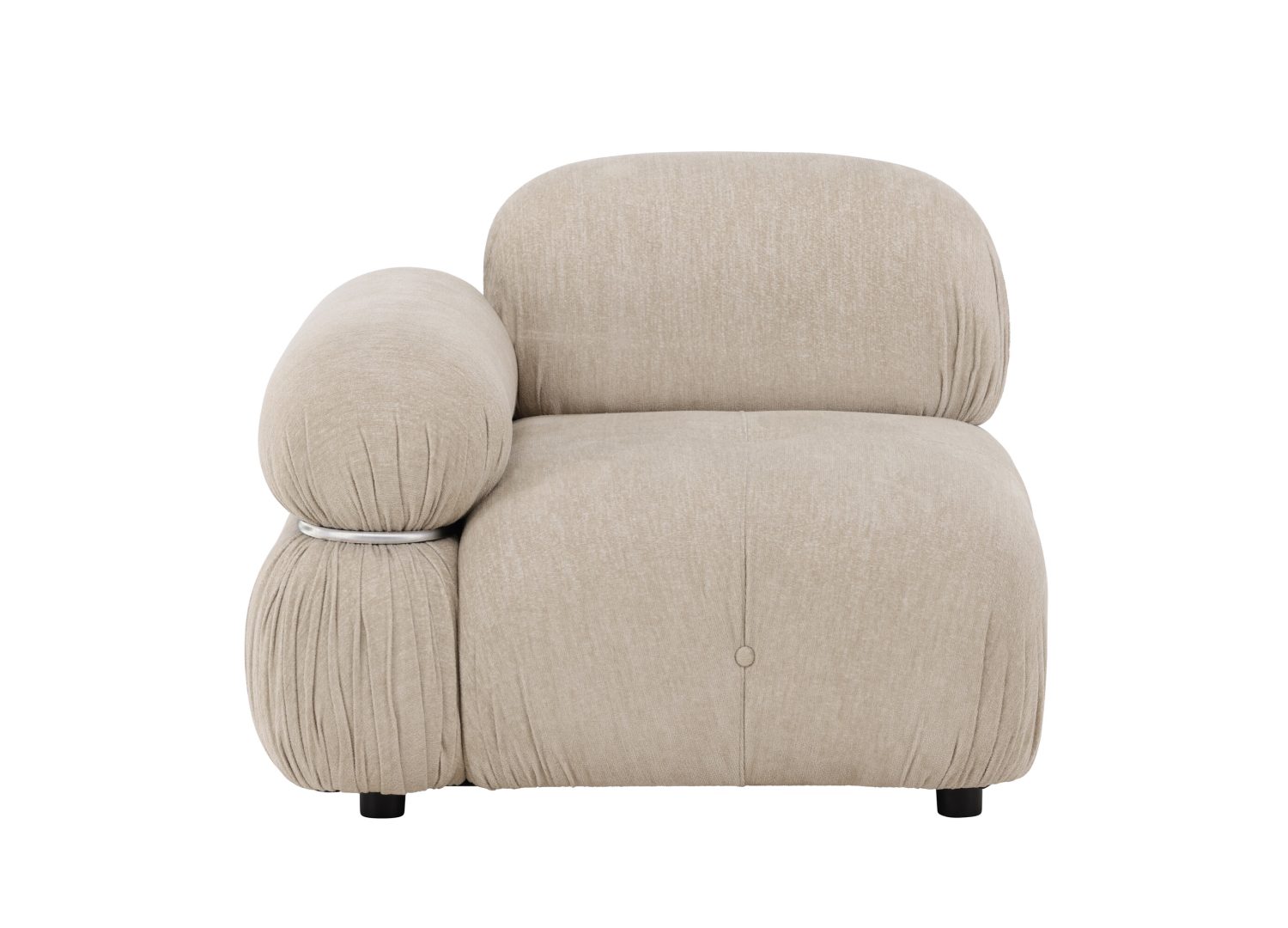 Vue produit du canapé Mika beige