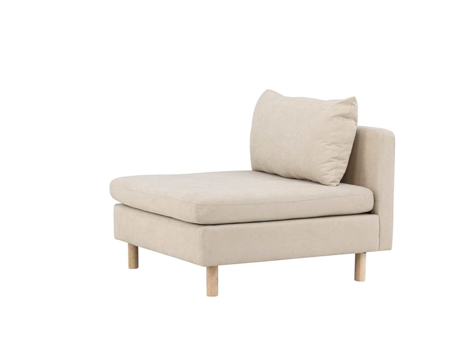 Détail du revêtement du canapé Zero beige