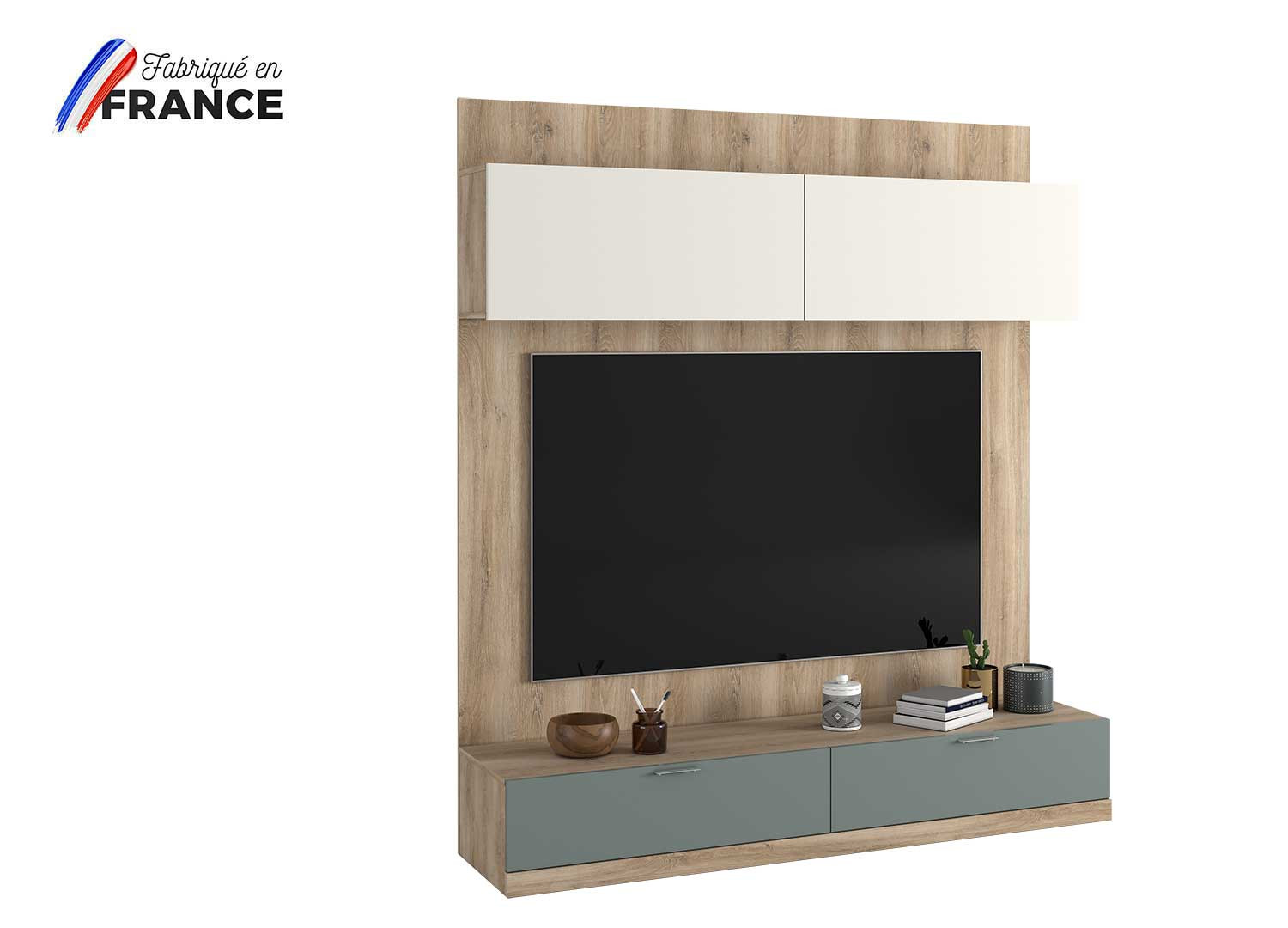 Mur TV moderne 180 cm Elska