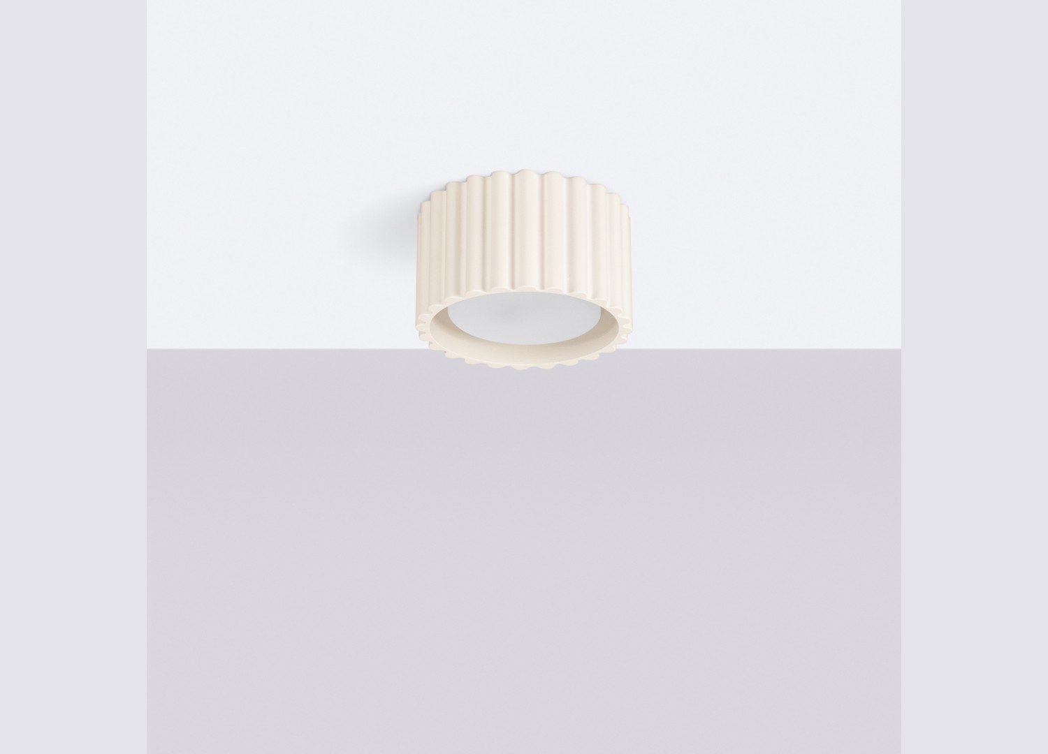 Plafonnier AURA 1 beige GX53 – vue complémentaire 2