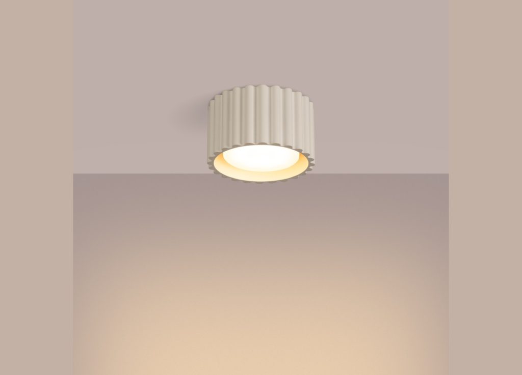 Plafonnier AURA 1 beige GX53 – vue complémentaire 3