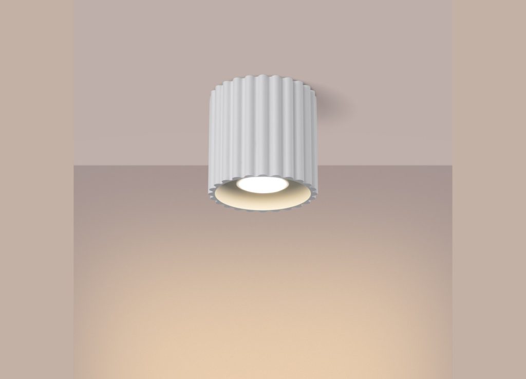 Plafonnier AURA 1 blanc GU10 – vue complémentaire 3