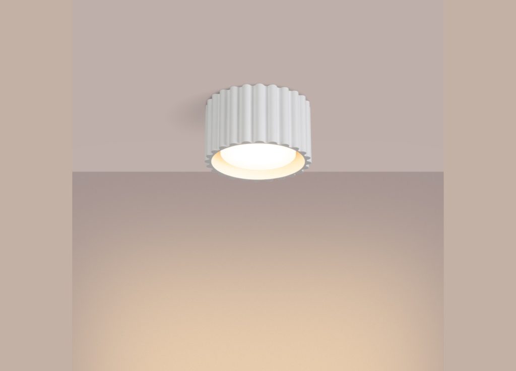 Plafonnier AURA 1 blanc GX53 – vue complémentaire 3