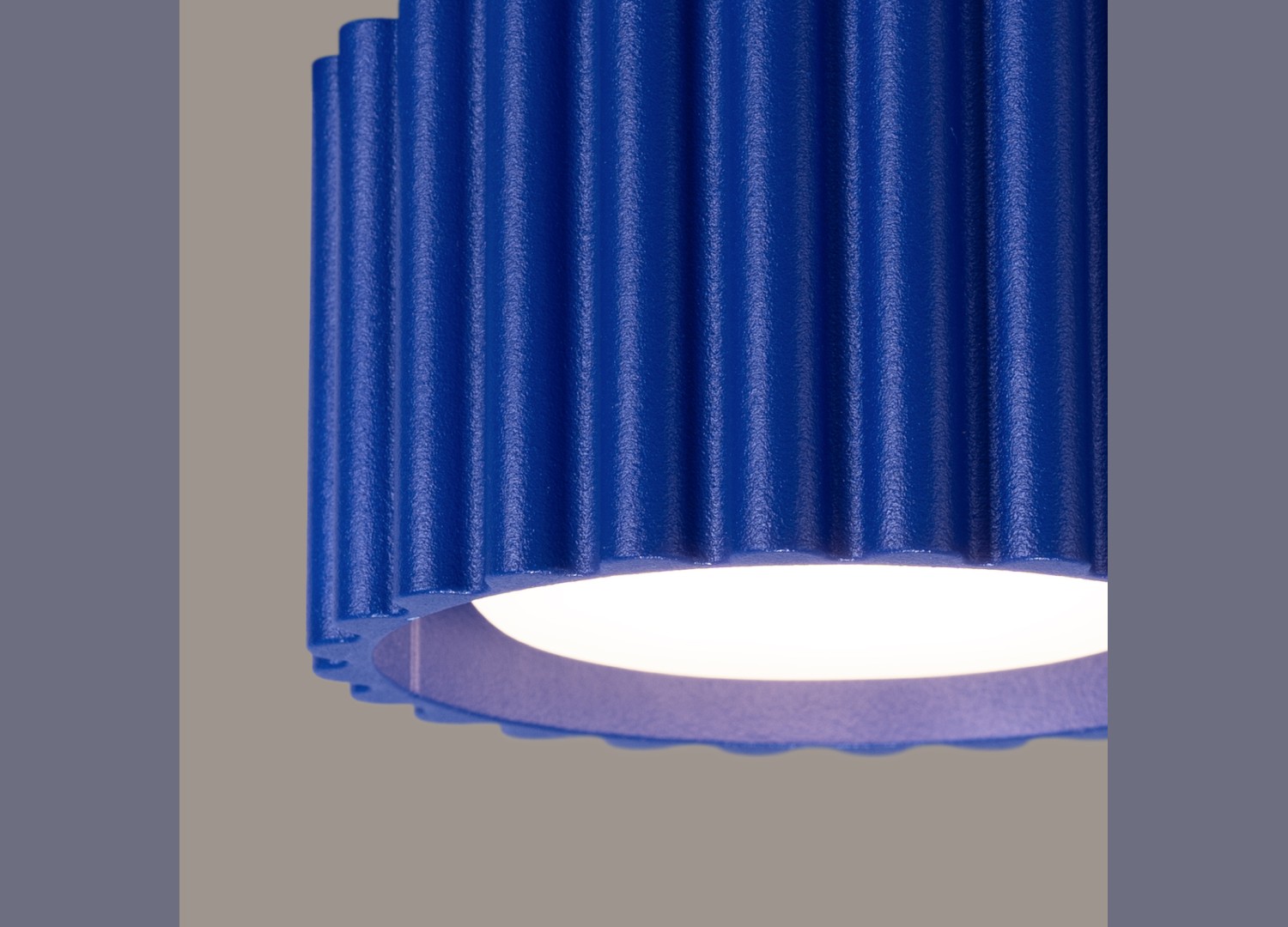 Plafonnier AURA 1 bleu outremer GX53 – vue complémentaire 4