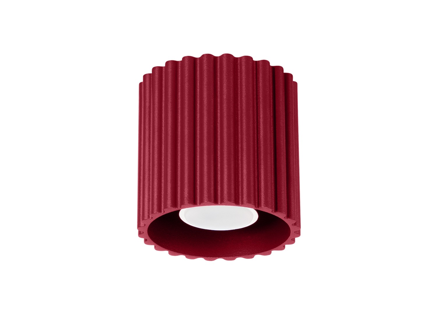 Plafonnier AURA 1 bordeaux GU10
