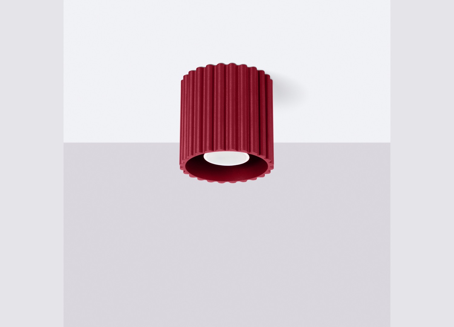 Plafonnier AURA 1 bordeaux GU10 – vue complémentaire 2