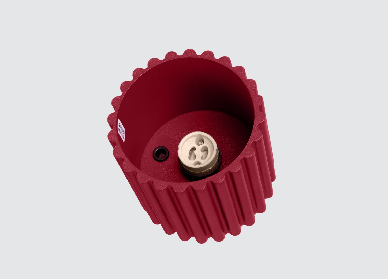 Plafonnier AURA 1 bordeaux GU10 – vue complémentaire 5