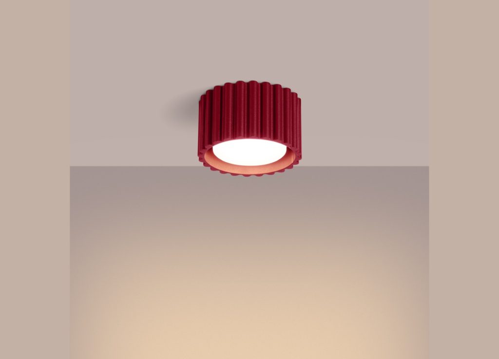 Plafonnier AURA 1 bordeaux GX53 – vue complémentaire 3