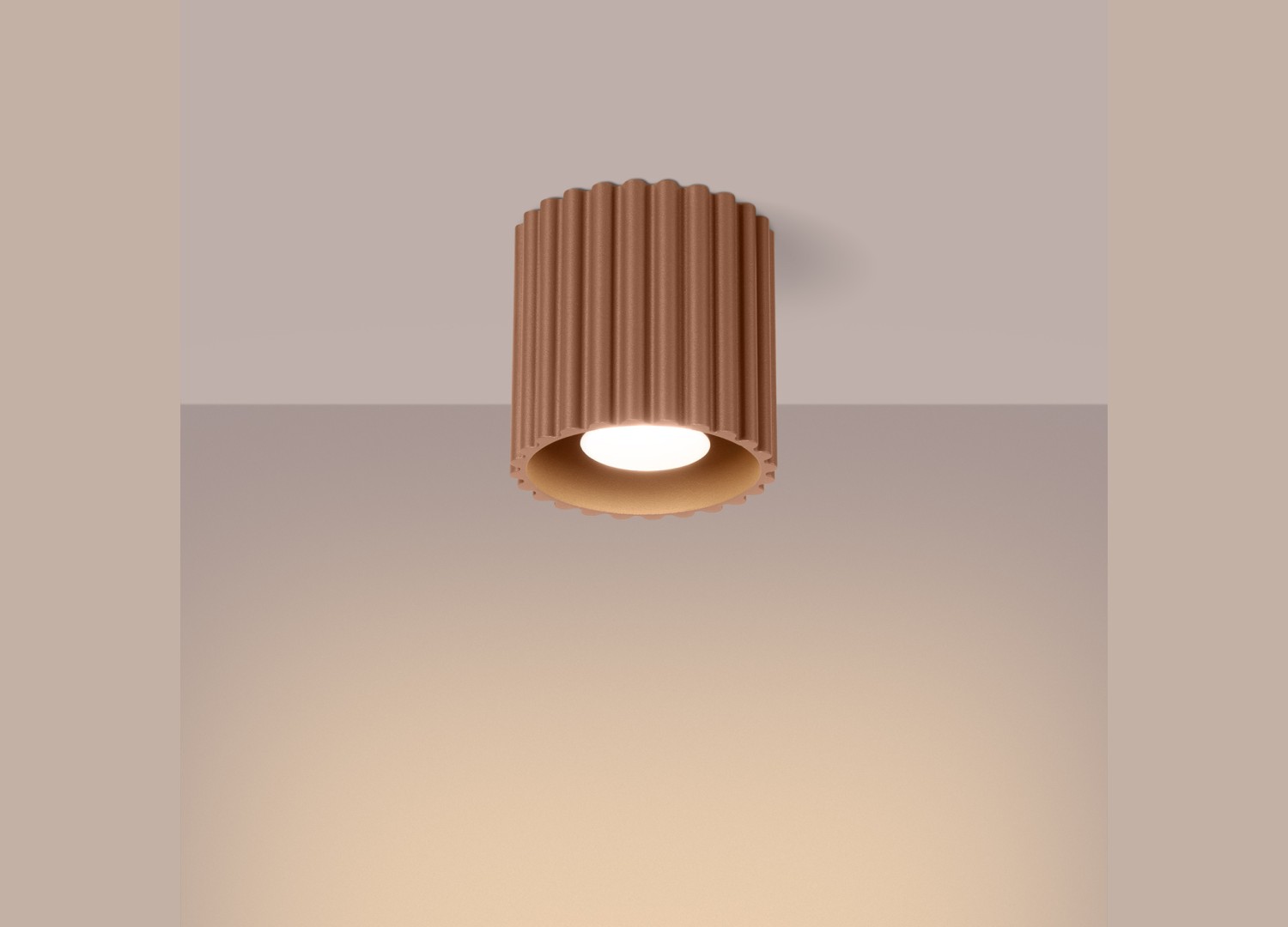 Plafonnier AURA 1 moka GU10 – vue complémentaire 3