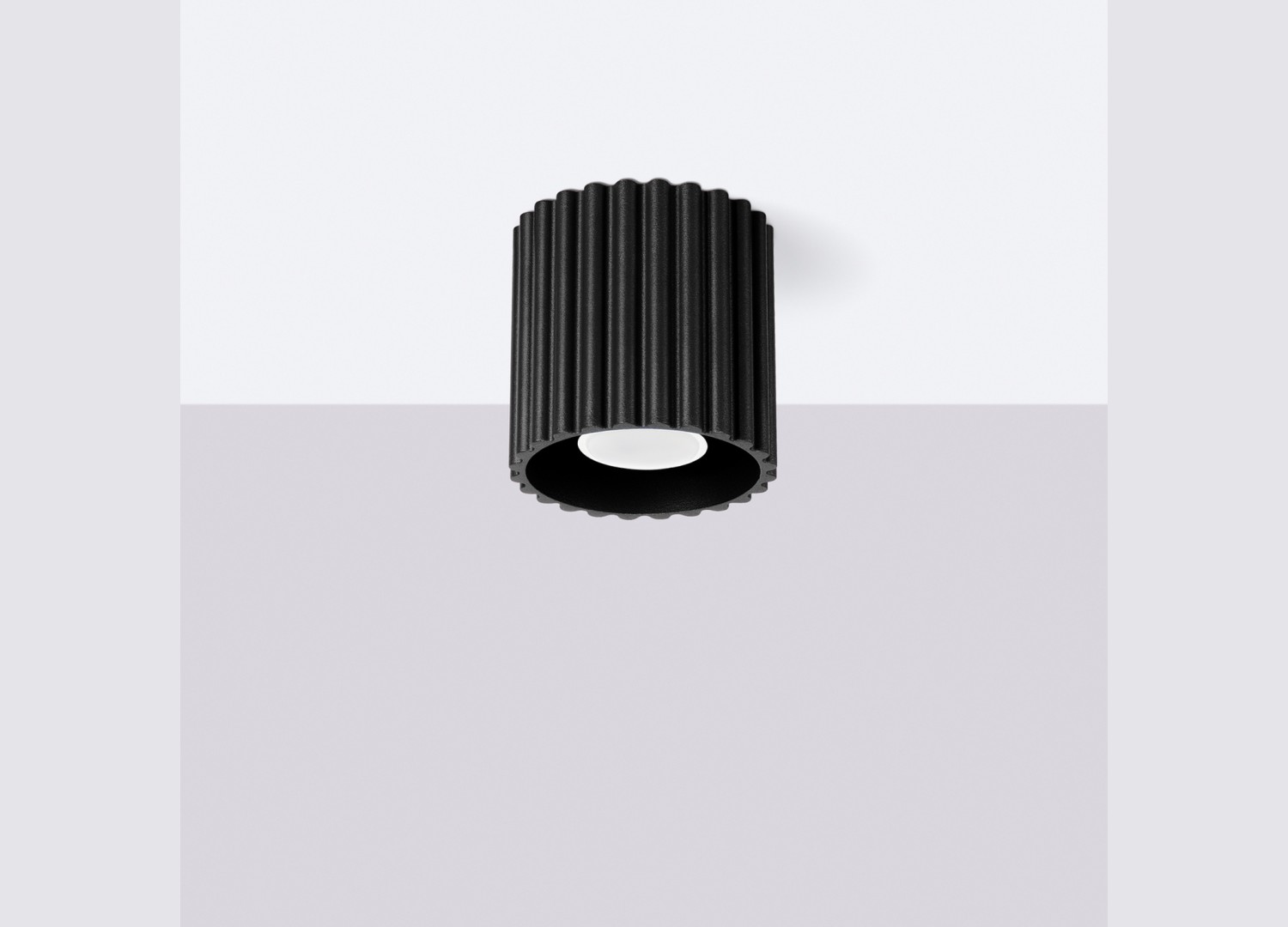 Plafonnier AURA 1 noir GU10 – vue complémentaire 2