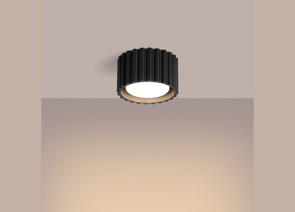 Plafonnier AURA 1 noir GX53 – vue complémentaire 3