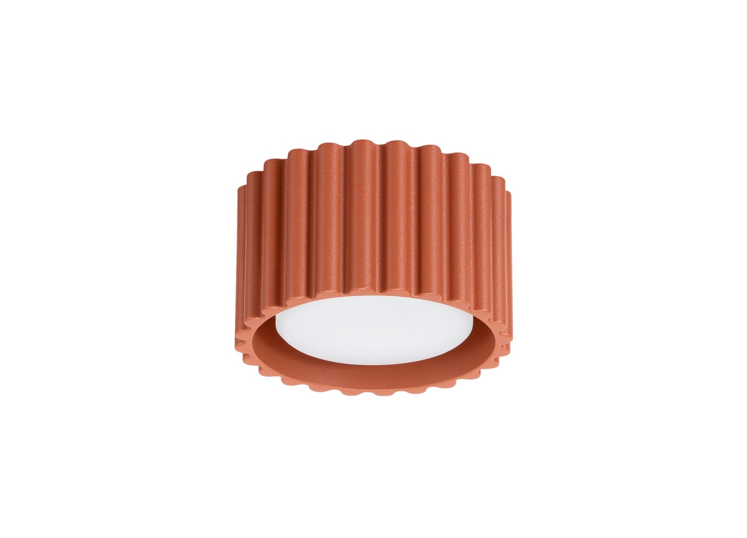 Plafonnier AURA 1 ocre rouge GX53
