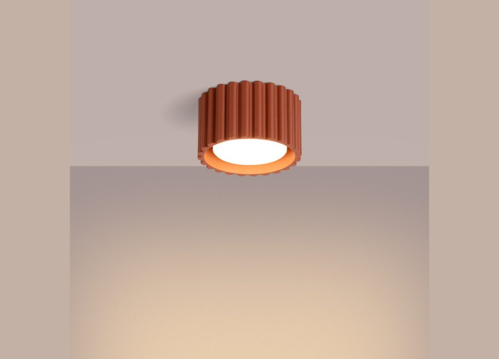 Plafonnier AURA 1 ocre rouge GX53 – vue complémentaire 3