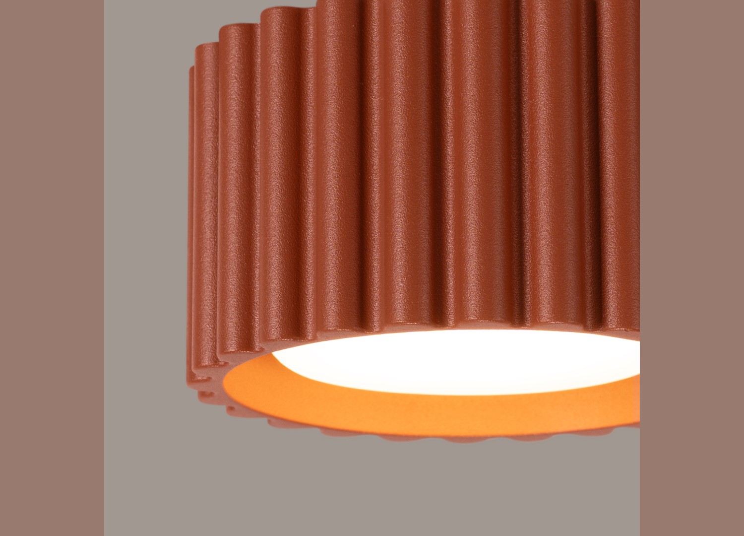 Plafonnier AURA 1 ocre rouge GX53 – vue complémentaire 4
