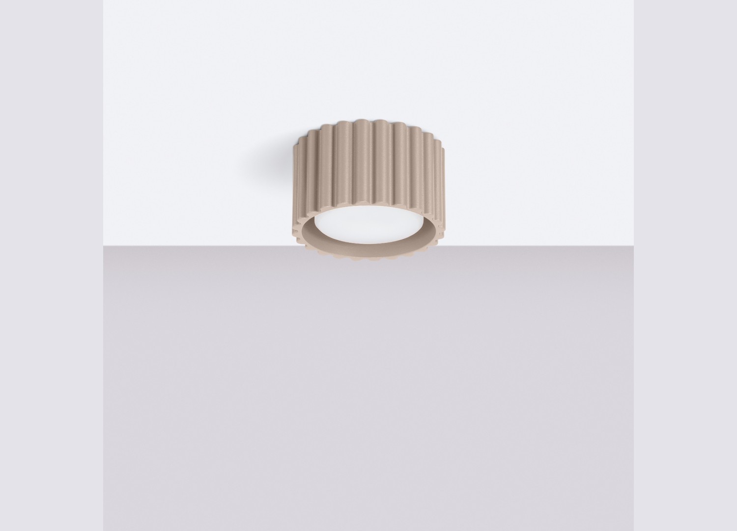 Plafonnier AURA 1 taupe GX53 – vue complémentaire 2