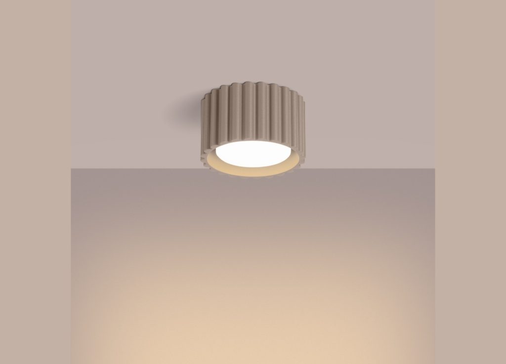 Plafonnier AURA 1 taupe GX53 – vue complémentaire 3