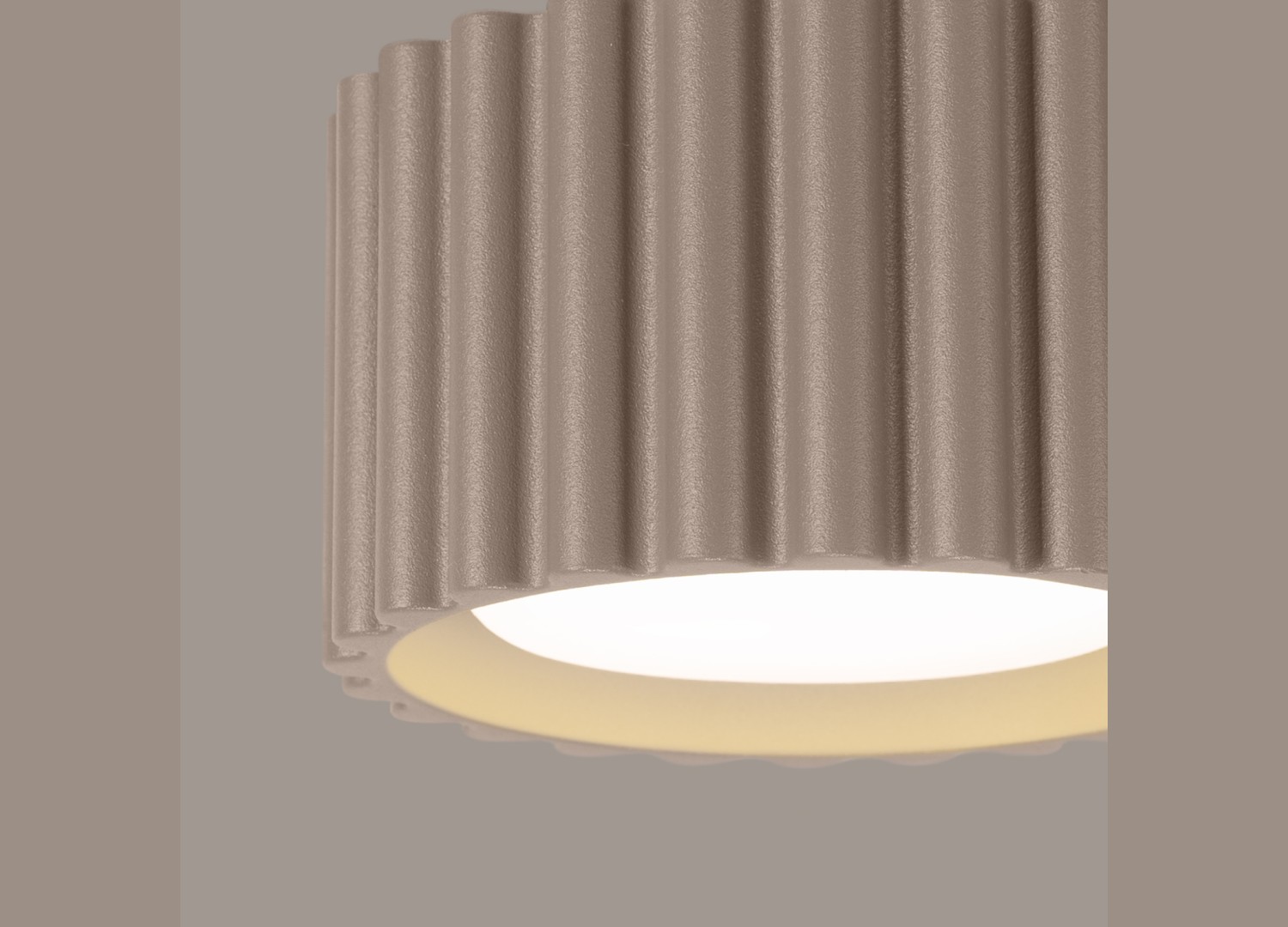 Plafonnier AURA 1 taupe GX53 – vue complémentaire 4