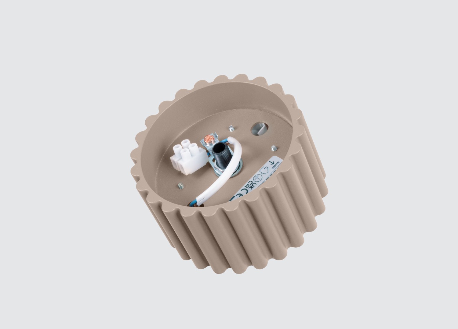 Plafonnier AURA 1 taupe GX53 – vue complémentaire 6