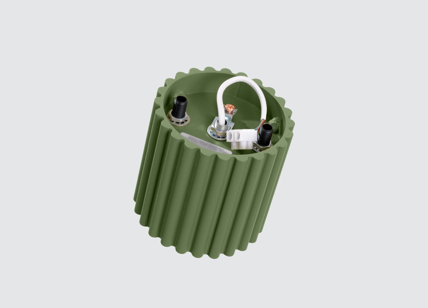 Plafonnier AURA 1 vert olive GU10 – vue complémentaire 6