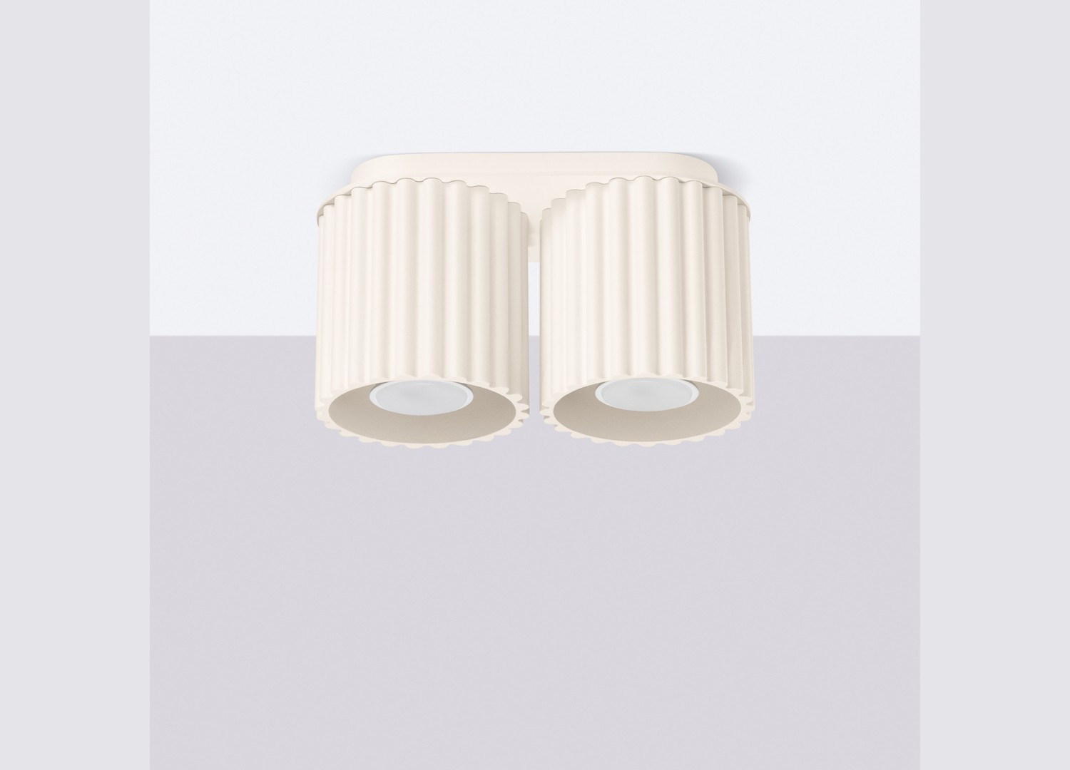 Plafonnier AURA 2 beige GU10 – vue complémentaire 2
