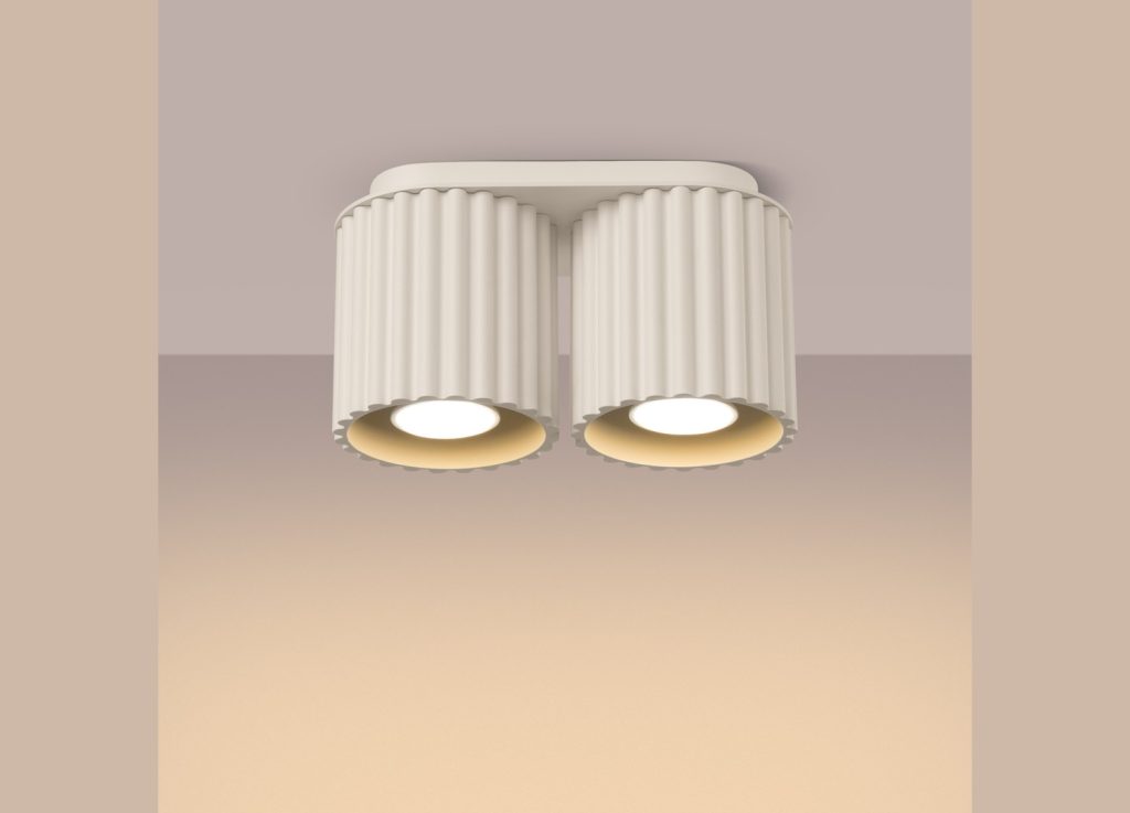 Plafonnier AURA 2 beige GU10 – vue complémentaire 3
