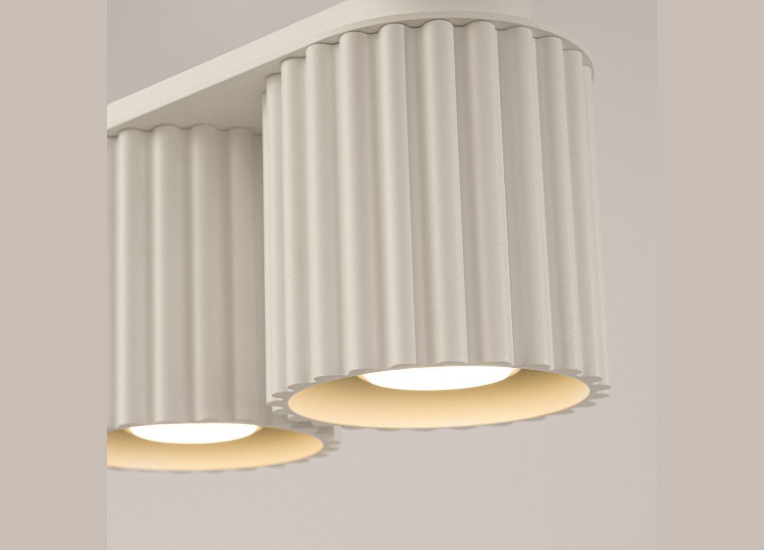 Plafonnier AURA 2 beige GU10 – vue complémentaire 4